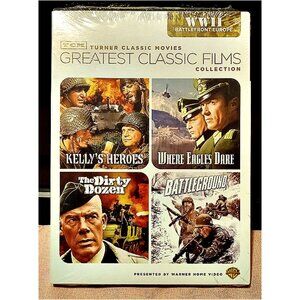 TCM Greatest Classic Films: WW II - Battlefront Europe DVDs 4 Movies Sealed